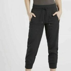 Athleta Trekkie North Crop 23" Jogger Black EUC